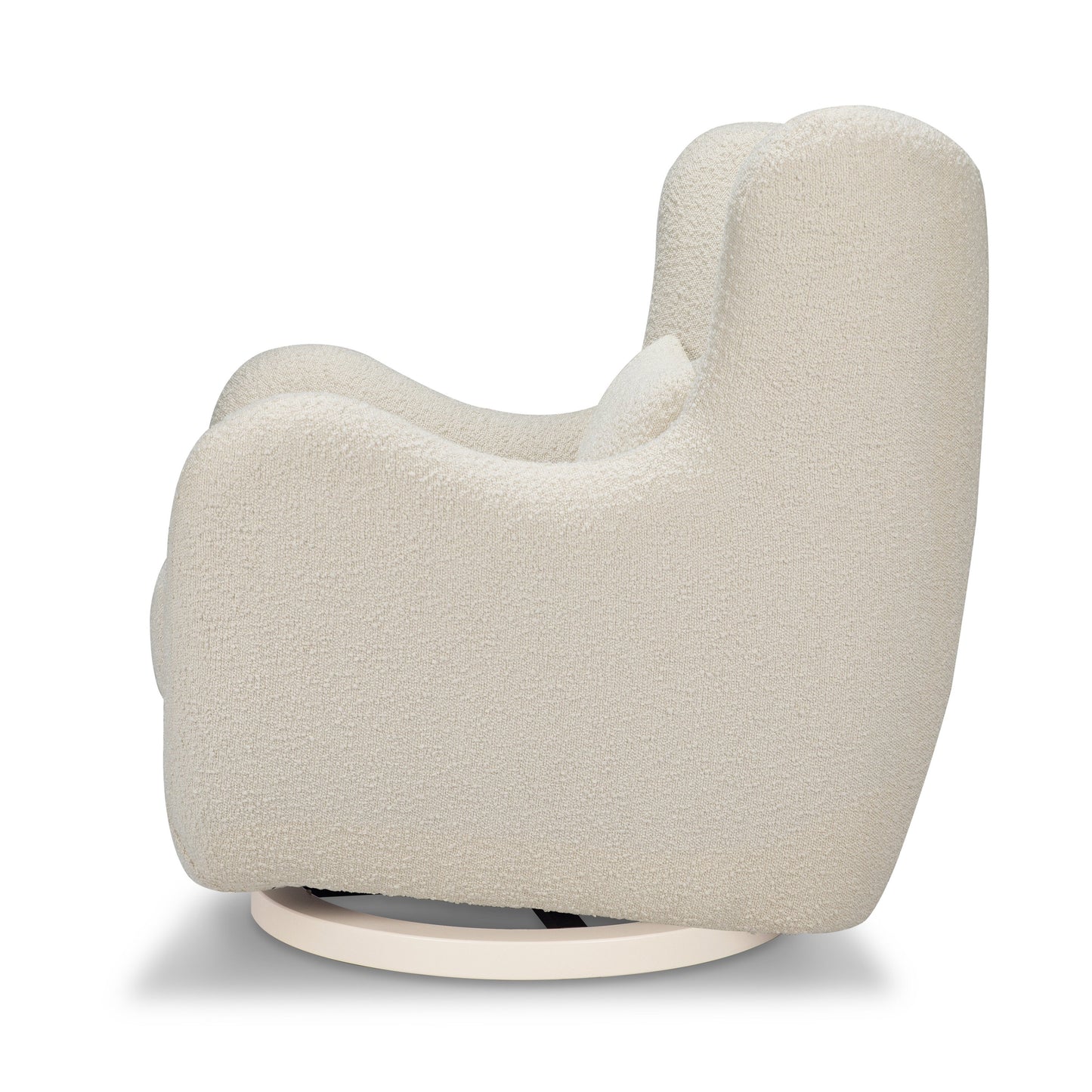 BABYLETTO SOLSTICE SWIVEL GLIDER IN BOUCLE