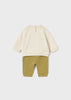 MAYORAL BABY PANTS AND SWEATSHIRT SET