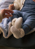 MAYORAL NEWBORN KNIT BOOTIES - ECRU
