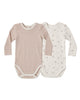 QUINCY MAE RIBBED BODYSUIT, 2 PACK DUSTY ROSE MICROSTRIPE, FALL DITSY