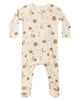 QUINCY MAE BAMBOO ZIP FOOTIE HARVEST FRIENDS