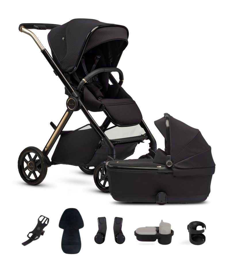 REEF 2 STROLLER ACCESSORY BUNDLE + FOLDING BASSINET - ESPRESSO