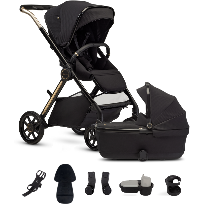 REEF 2 STROLLER ACCESSORY BUNDLE + FOLDING BASSINET - ESPRESSO