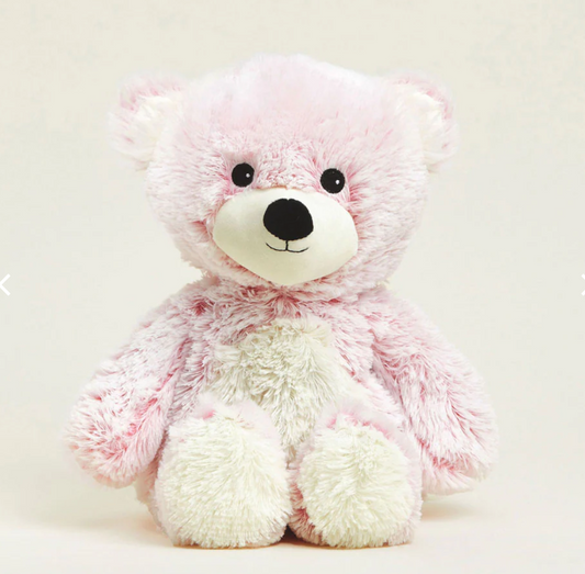 WARMIES 13" PINK MARSHMALLOW BEAR