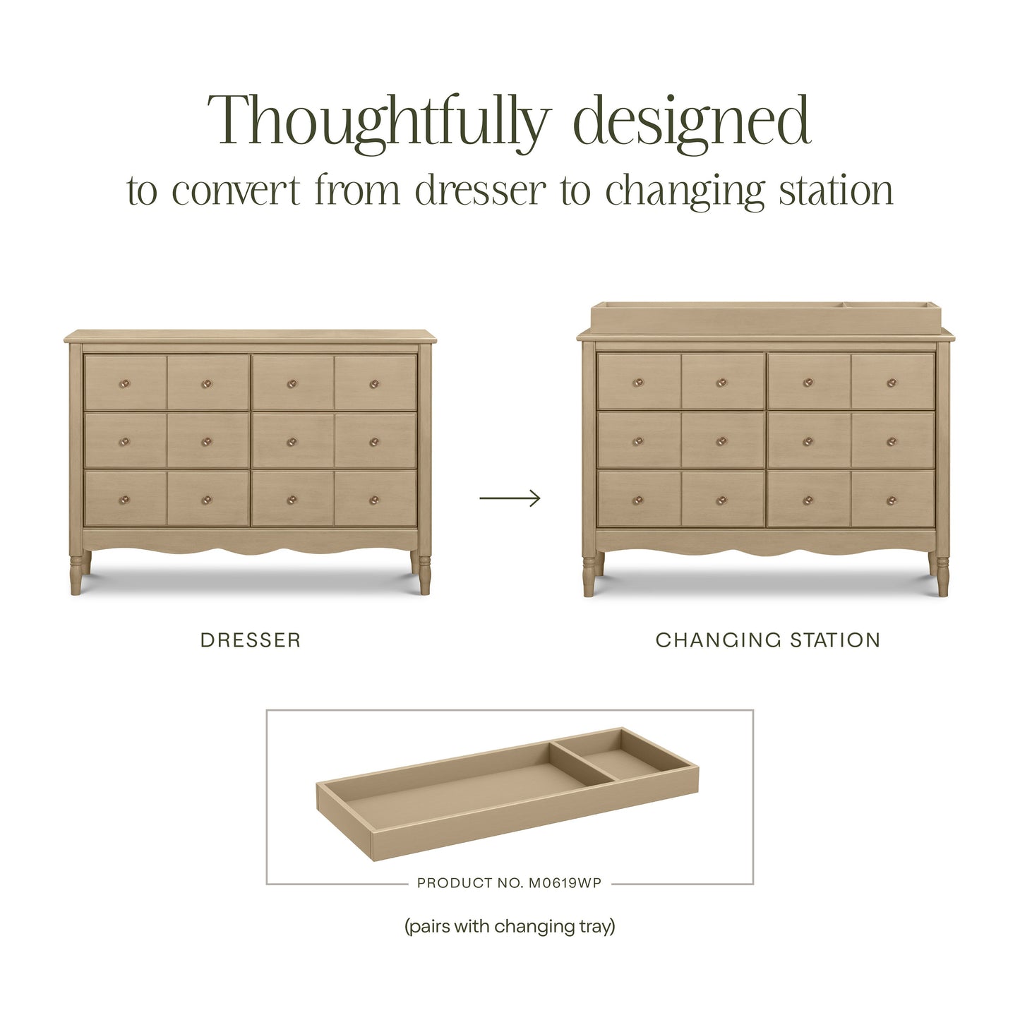 Liberty 6-Drawer Assembled Dresser in Cove Blue