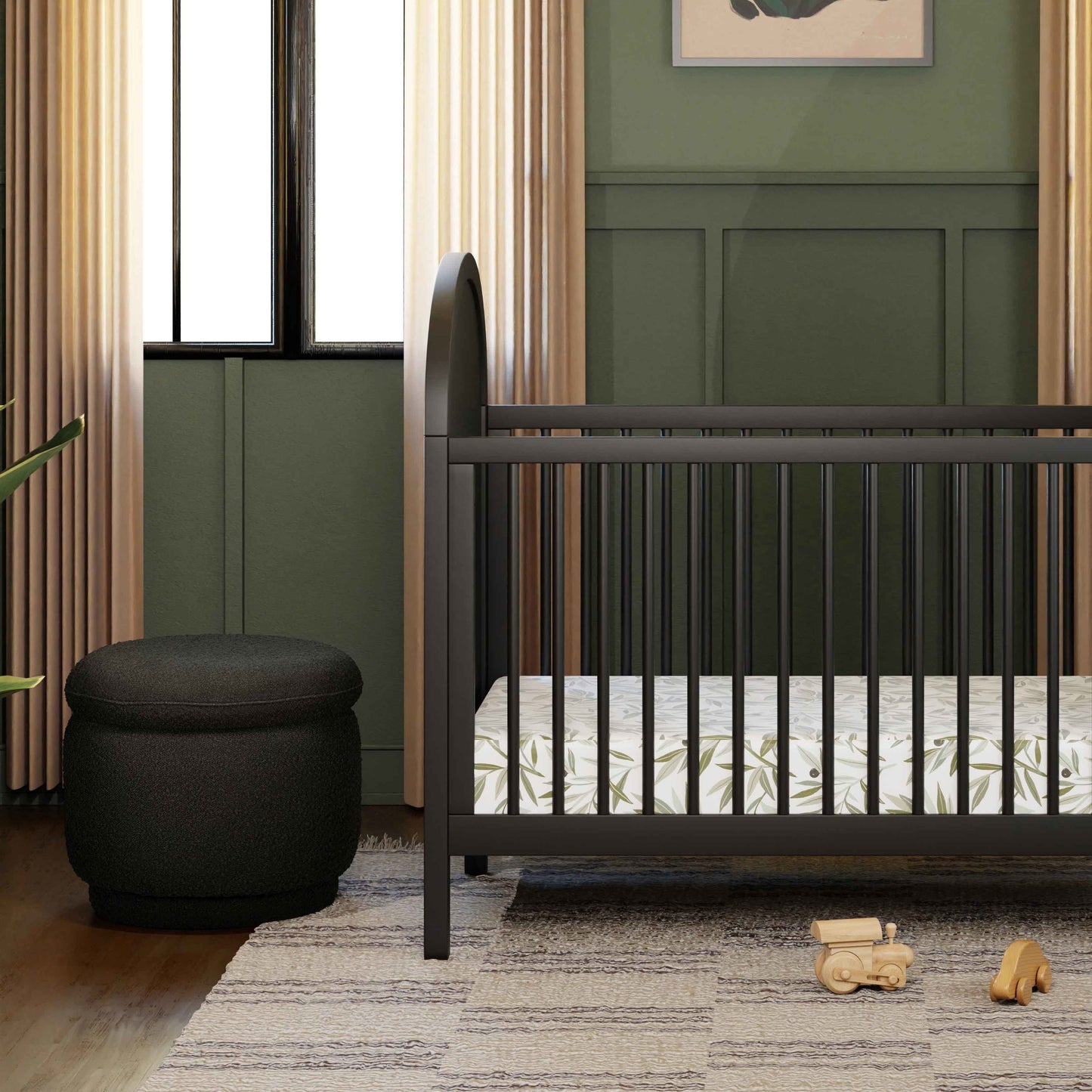 BABYLETTO ENOKI STORAGE OTTOMAN IN BOUCLE