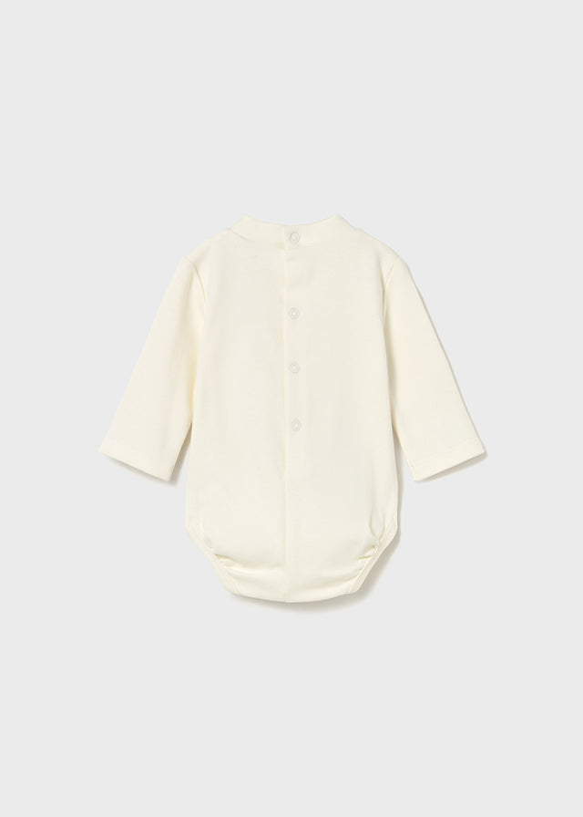 MAYORAL MOCK NECK BODYSUIT VANILLA