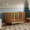 BABYLETTO PALMA 8-IN-1 CONVERTIBLE ALL-STAGES CRIB WITH BASSINET & TODDLER BED KIT