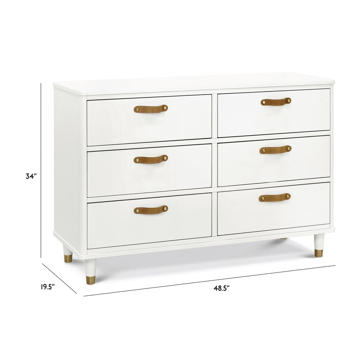 NAMESAKE TANNER 6-DRAWER DRESSER WARM WHITE