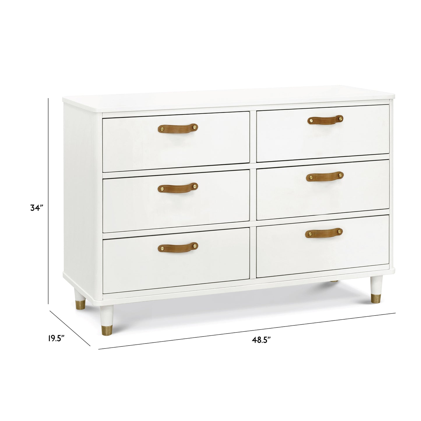 NAMESAKE TANNER 6-DRAWER DRESSER WARM WHITE