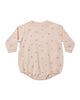 QUINCY MAE CREWNECK BUBBLE ROMPER HEARTS