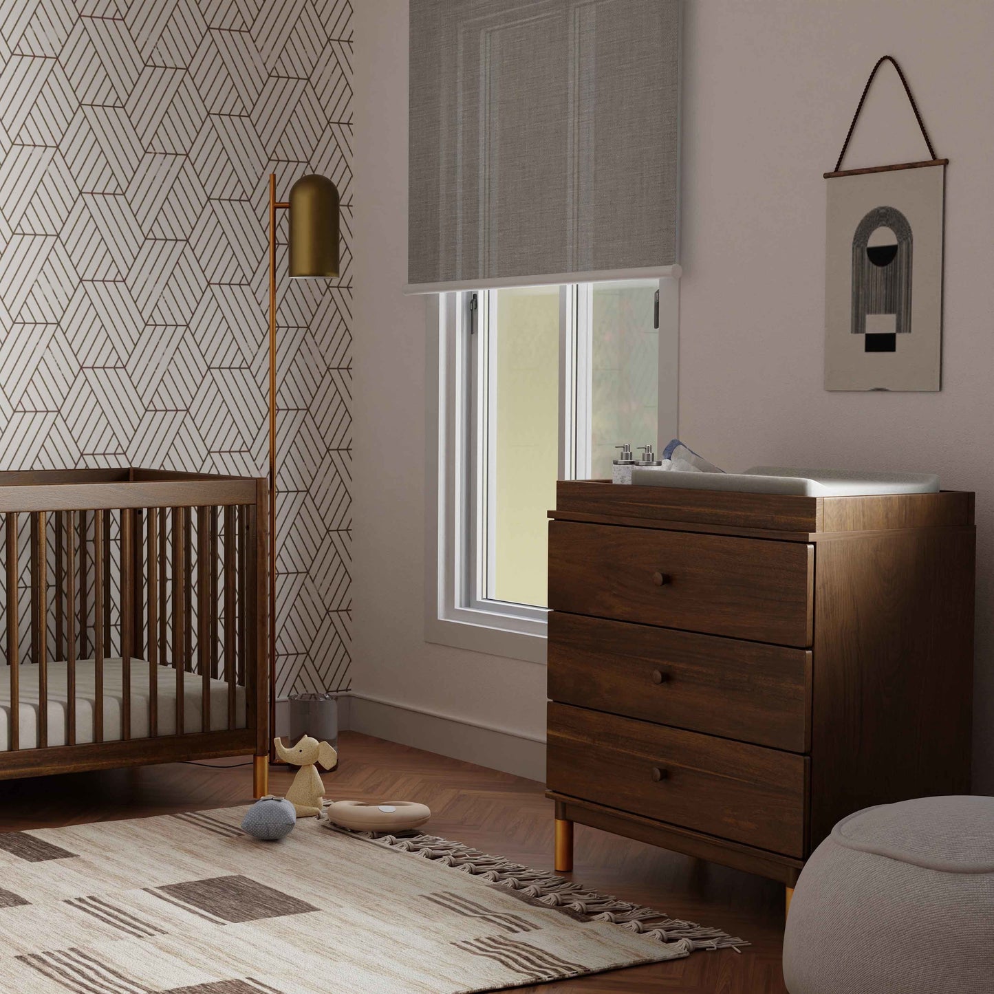 BABYLETTO GELATO 3-DRAWER CHANGER DRESSER WITH REMOVABLE CHANGING TRAY