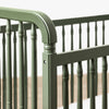Liberty 3-in-1 Convertible Spindle Crib w/Toddler Bed Conversion Kit in Dusty Rose