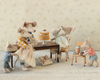 MAILEG BABY MOUSE IN GOWN - POWDER