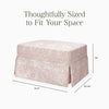 MORRIS & CO. X NAMESAKE CRAWFORD GLIDING OTTOMAN