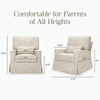 MORRIS & CO. X NAMESAKE CRAWFORD PILLOWBACK COMFORT SWIVEL GLIDER