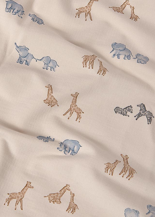 MAYORAL PRINTED BABY BLANKET BLUEBELL