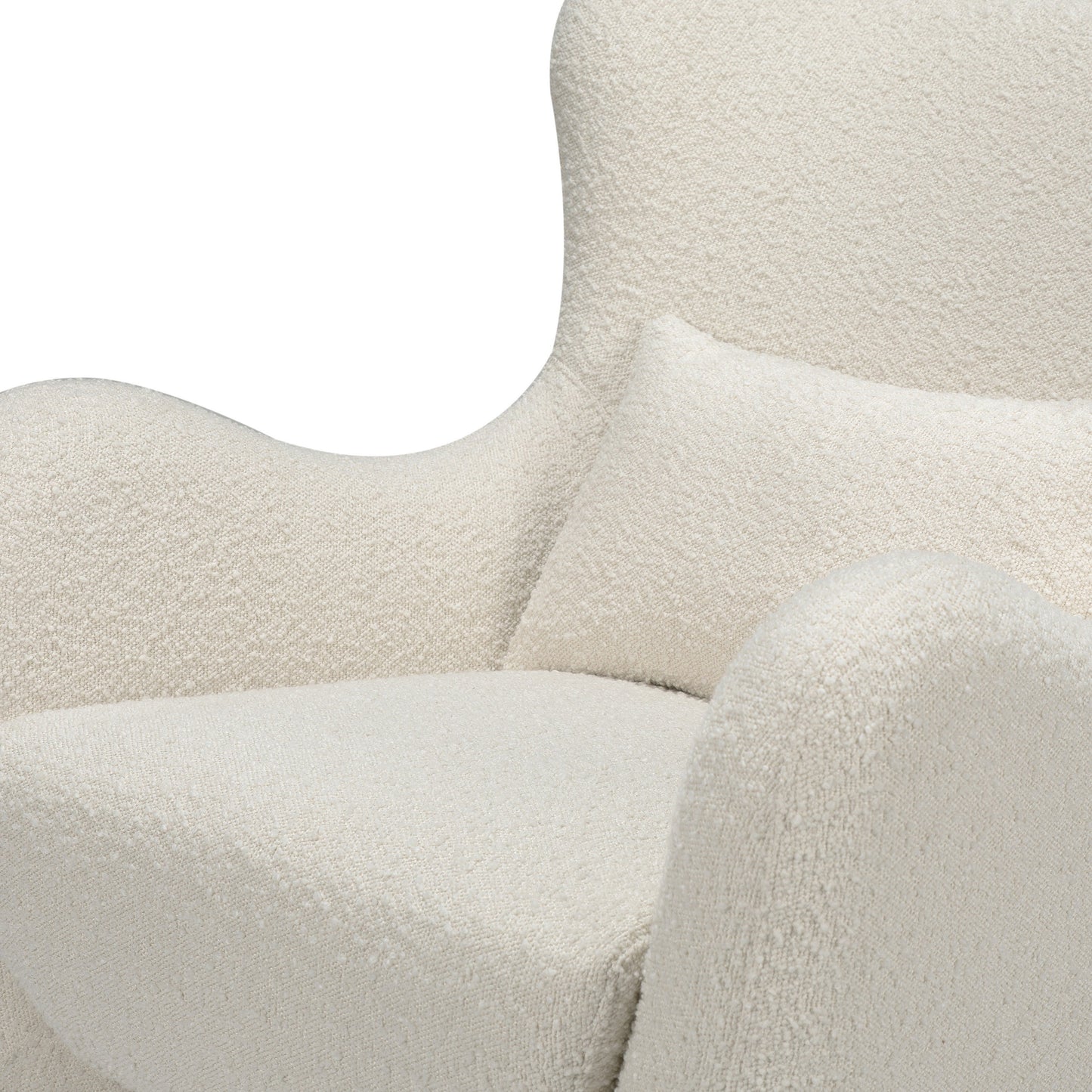 BABYLETTO SOLSTICE SWIVEL GLIDER IN BOUCLE