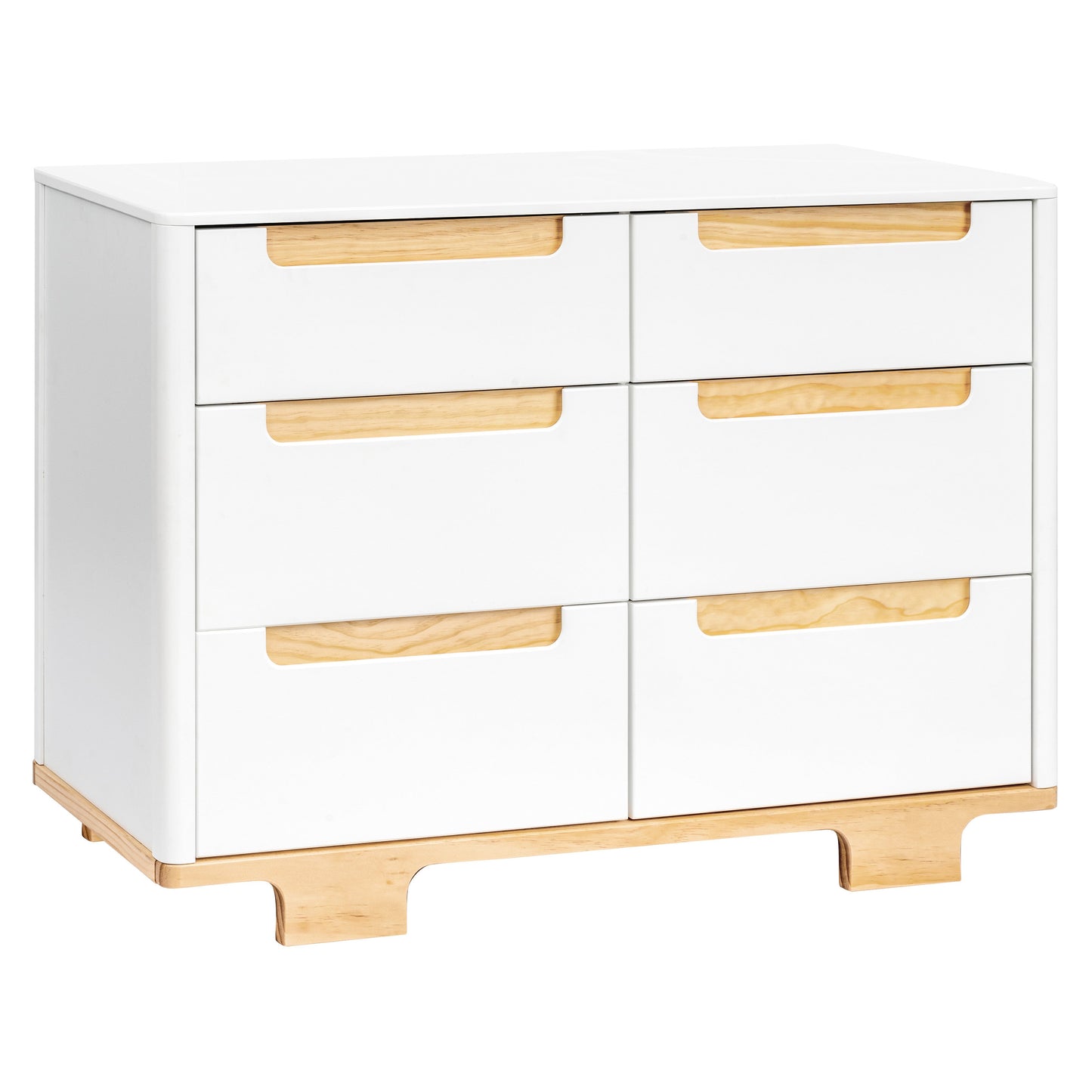 Yuzu 6-Drawer Dresser in Natural Walnut