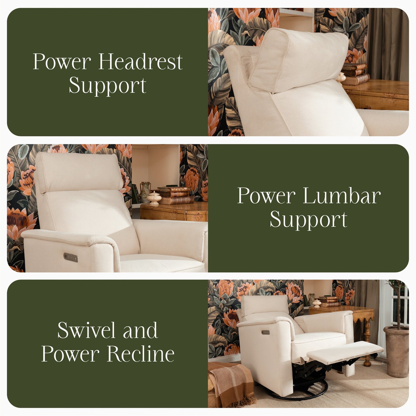 NAMESAKE WILLA PRO POWER RECLINER & SWIVEL GLIDER