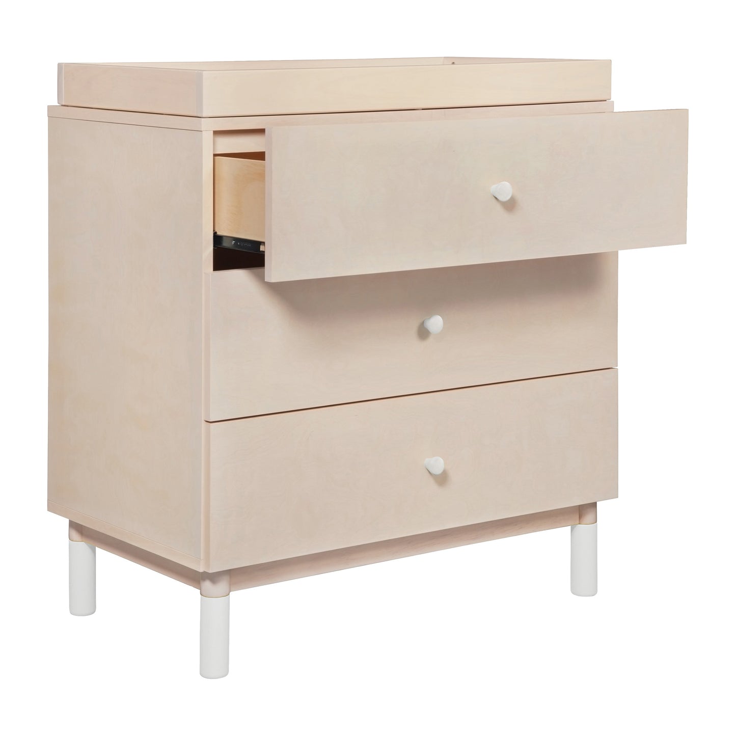 BABYLETTO GELATO 3-DRAWER CHANGER DRESSER WITH REMOVABLE CHANGING TRAY