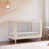 Lolly 3-in-1 Convertible Crib w/Toddler Bed Conversion in Crimson/Natural
