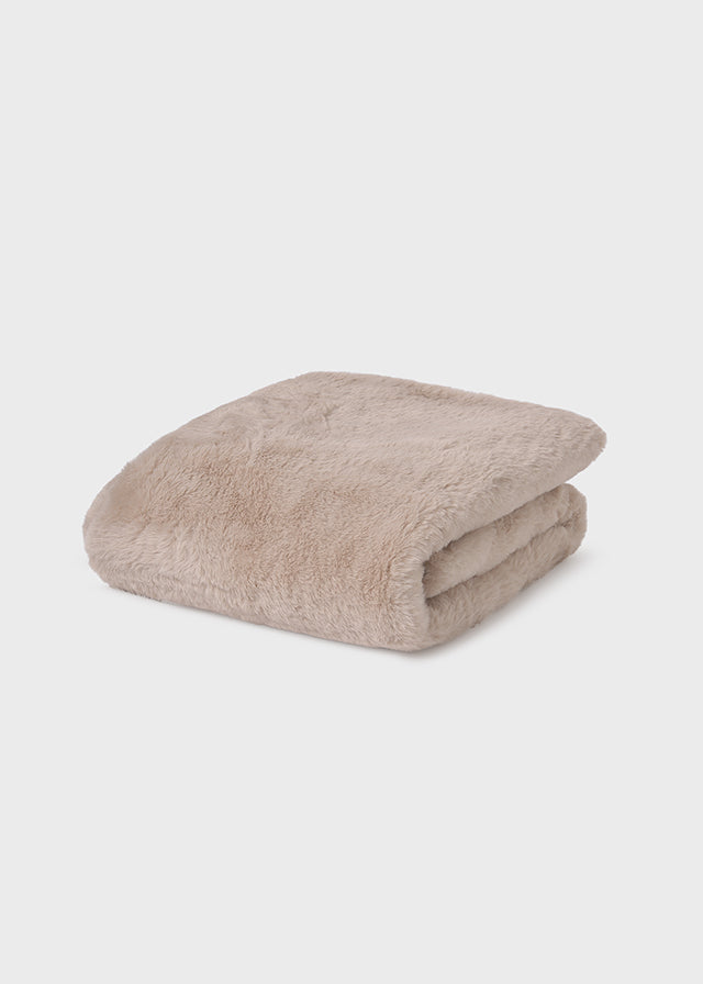 MAYORAL BABY PLUSH BLANKET - BEIGE