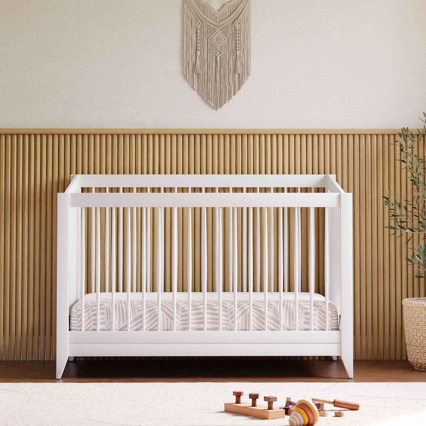 BABYLETTO SPROUT 4-IN-1 CONVERTIBLE CRIB WITH TODDLER BED CONVERSION KIT