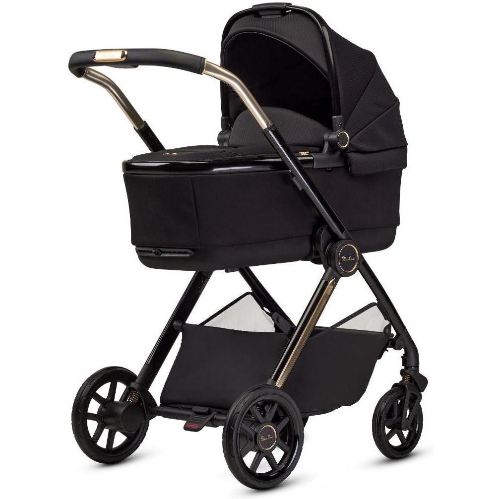 SILVER CROSS REEF 2 FIRST BED FOLDING BASSINET- espresso