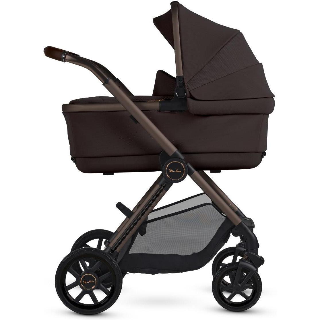 SILVER CROSS REEF 2 FIRST BED FOLDING BASSINET- espresso