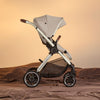 Reef  Stroller + Folding Bassinet -Stone