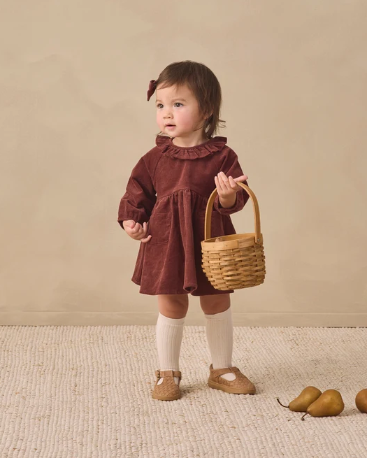 QUINCY MAE SIMONE DRESS BLACK CHERRY