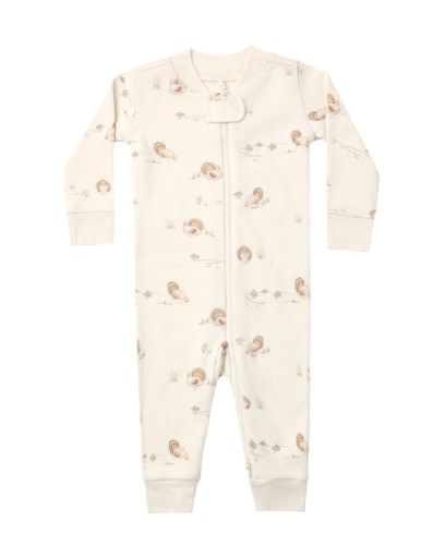 QUINCY MAE ZIP LONG SLEEVE SLEEPER TURKEY