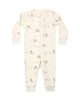 QUINCY MAE ZIP LONG SLEEVE SLEEPER TURKEY