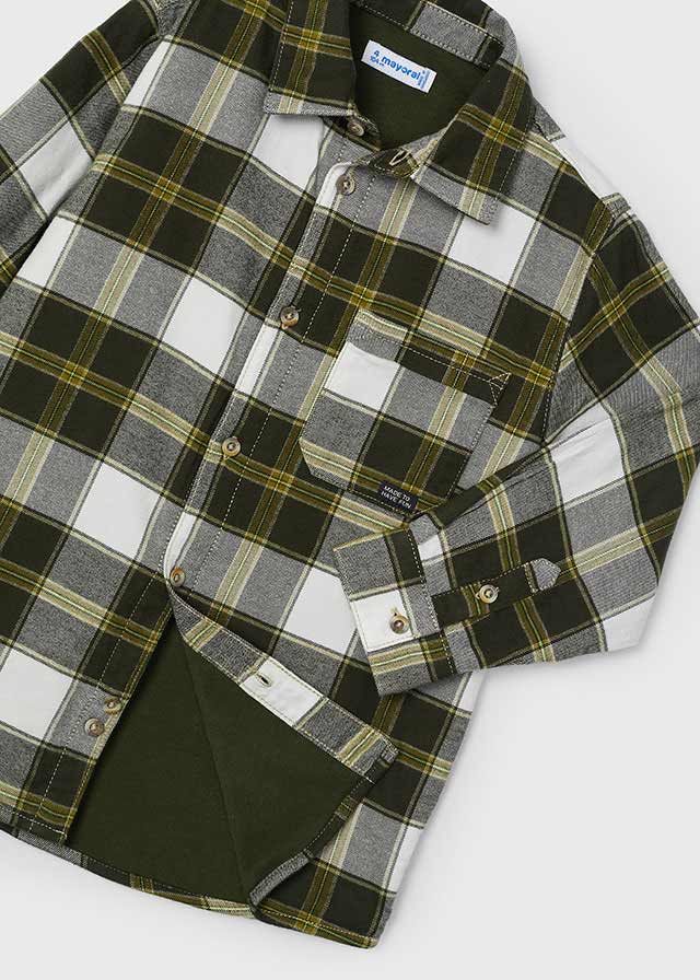 MAYORAL PLAID OVERSHIRT