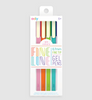 FINE LINE COLORED GEL PEN - SET OF 6