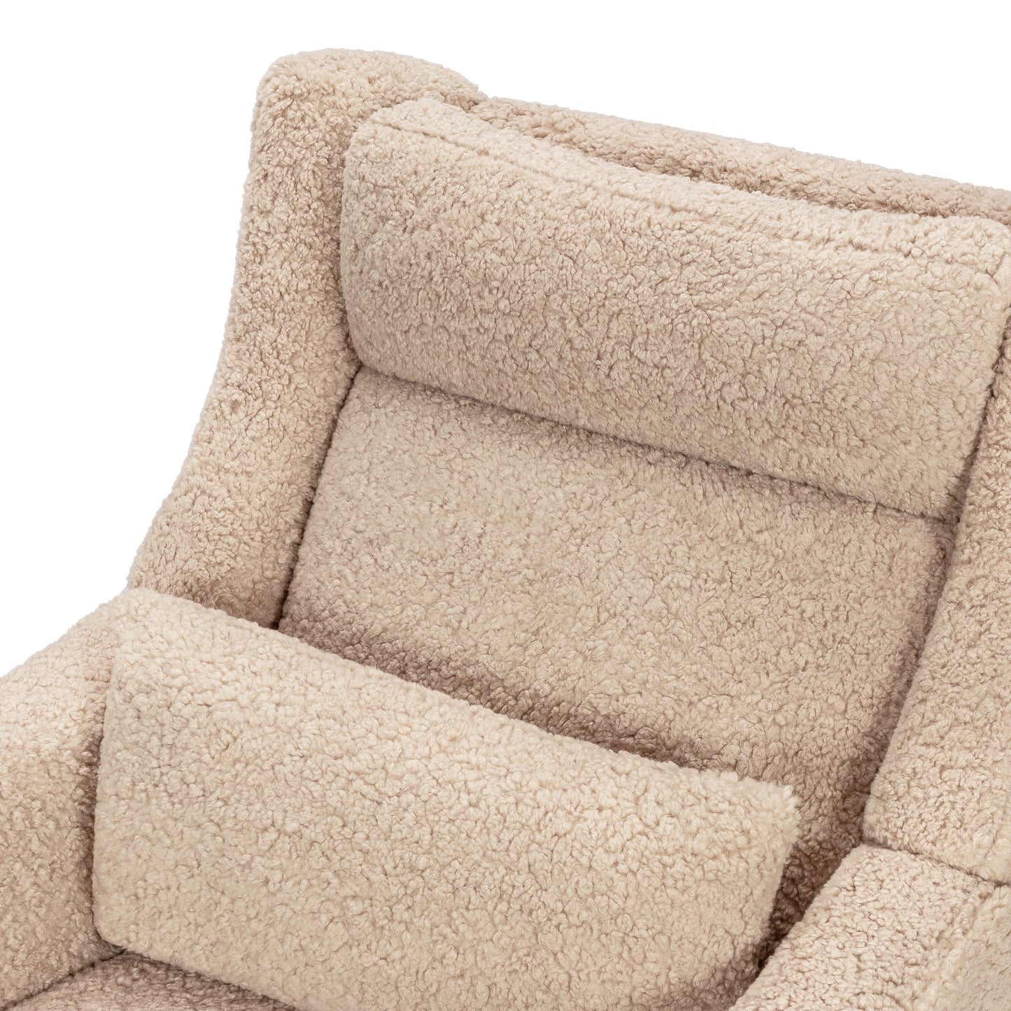 Kiwi Plus Power Glider Recliner w/ Power Headrest in Performance Beach Eco-Weave
