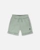 DEUX PAR DEUX FRENCH TERRY SHORTS GREEN MILIEU