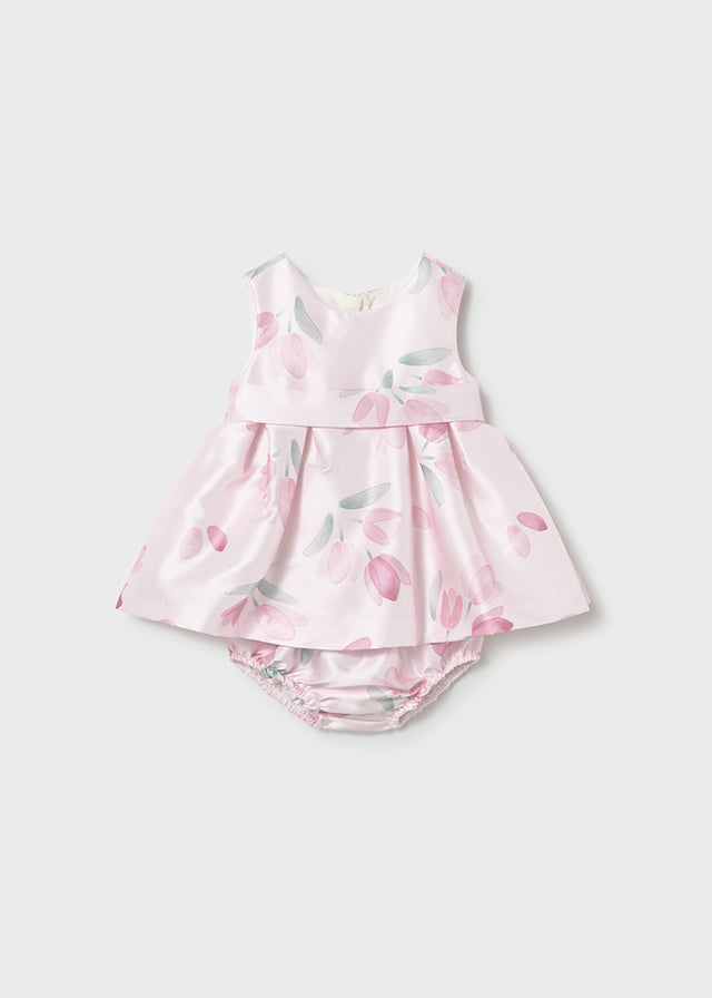 MAYORAL GIRL FLORAL DRESS WITH BLOOMERS