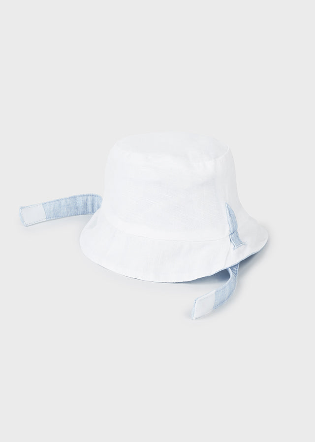 MAYORAL REVERSIBLE LINEN BUCKET HAT