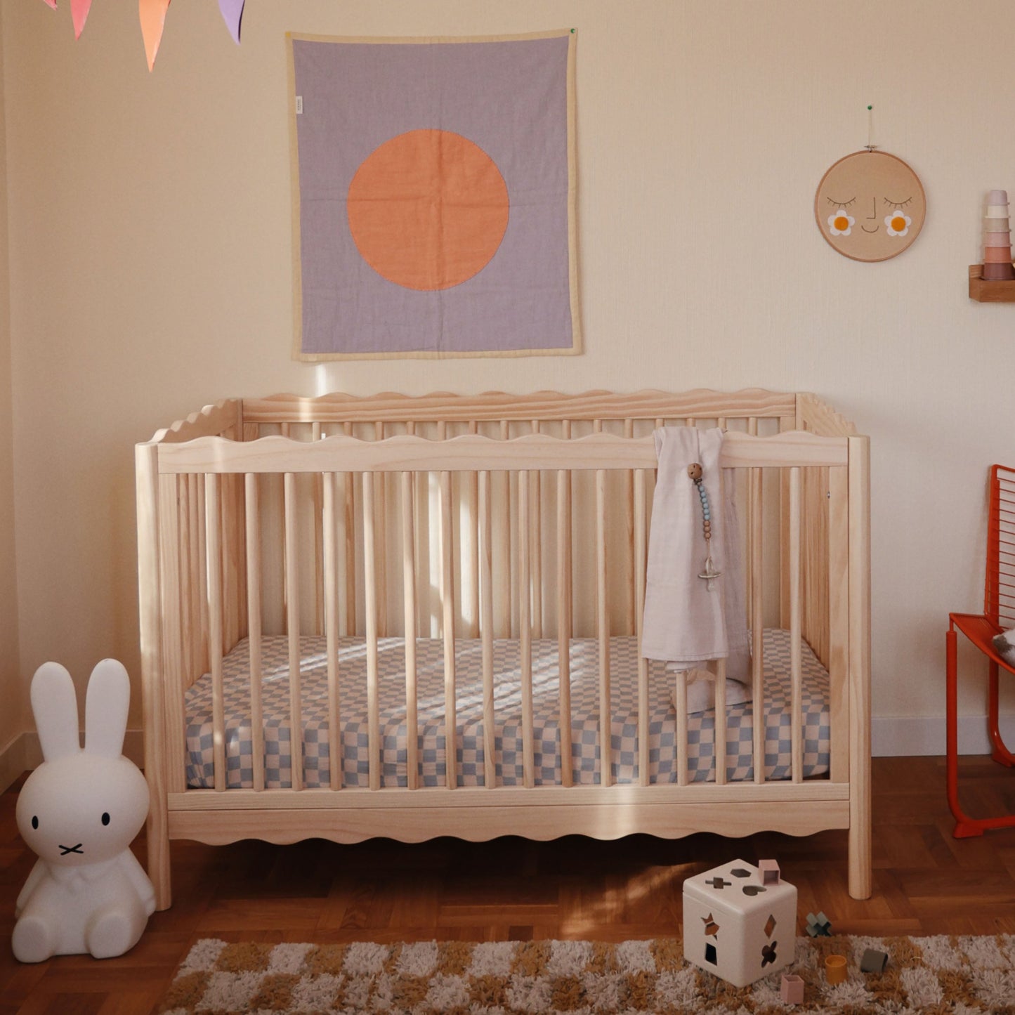 BABYLETTO SWELL 4-IN-1 CONVERTIBLE CRIB WITH TODDLER BED CONVERSION KIT
