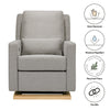 BABYLETTO SIGI ELECTRONIC RECLINER AND GLIDER WITH USB PORT