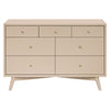 Palma 7-Drawer Double Dresser, Assembled in Warm White