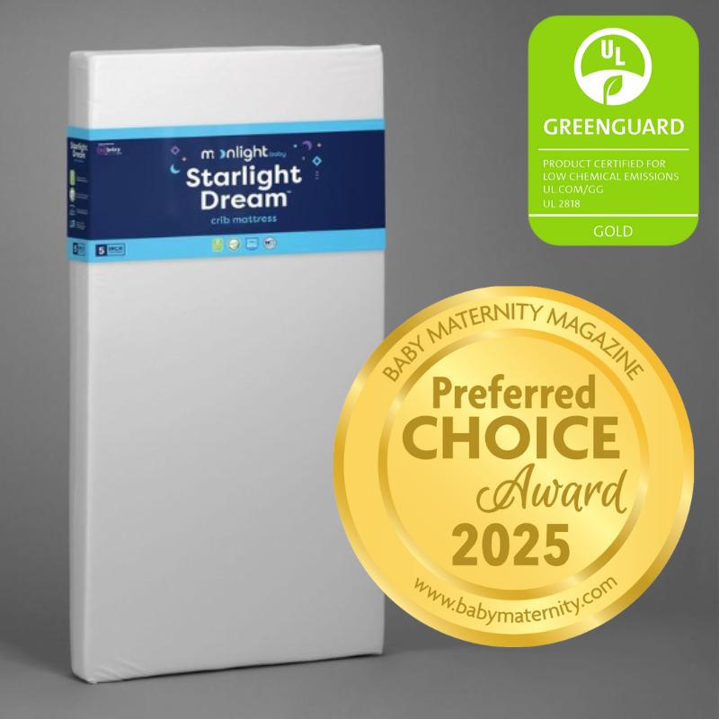 MOONLIGHT STARLIGHT DREAM CRIB MATTRESS (COMPRESSED & ROLLED)