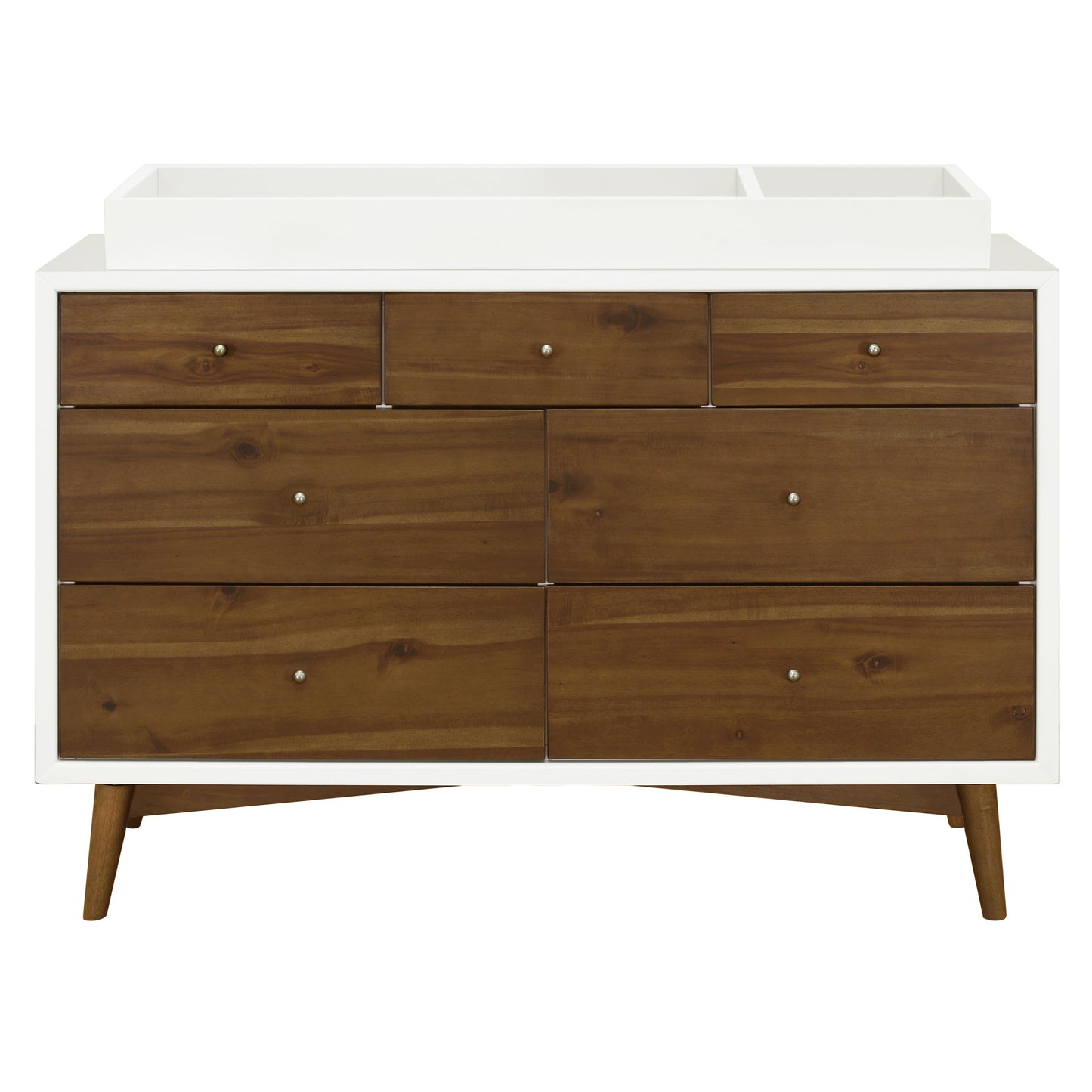 Palma 7-Drawer Double Dresser, Assembled in Warm White