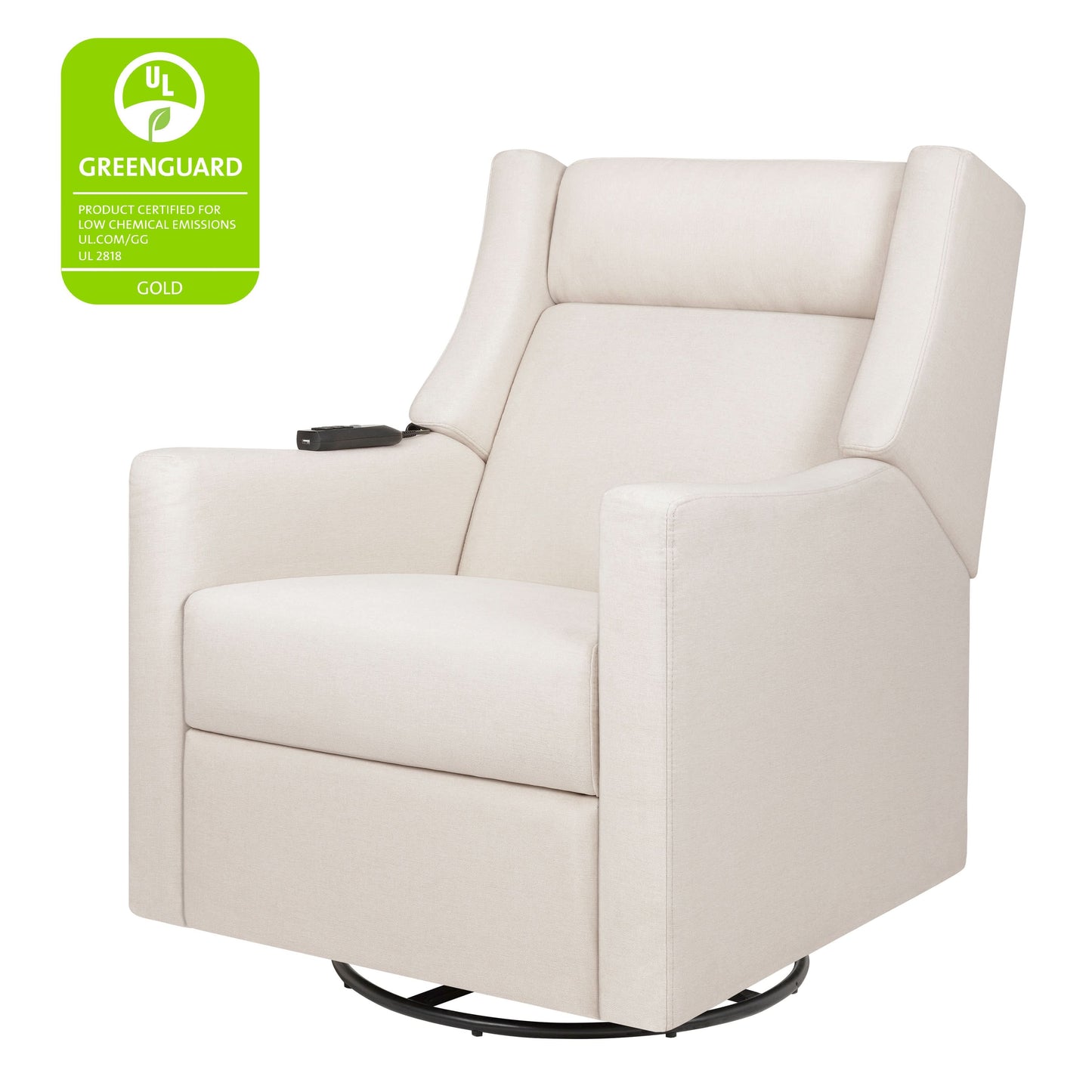 BABYLETTO KIWI DELUXE POWER RECLINER & SWIVEL GLIDER WITH HEAT AND MASSAGE