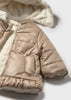 MAYORAL GIRL REVERSIBLE COAT - PEANUT