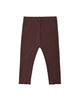 QUINCY MAE RIBBED LEGGING BLACK CHERRY