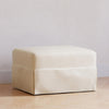 Crawford Gliding Ottoman in Tan Gingham