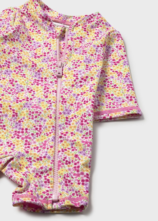 MAYORAL NEWBORN GIRL 2-PIECE SWIM SET WITH SUN PROTECTION